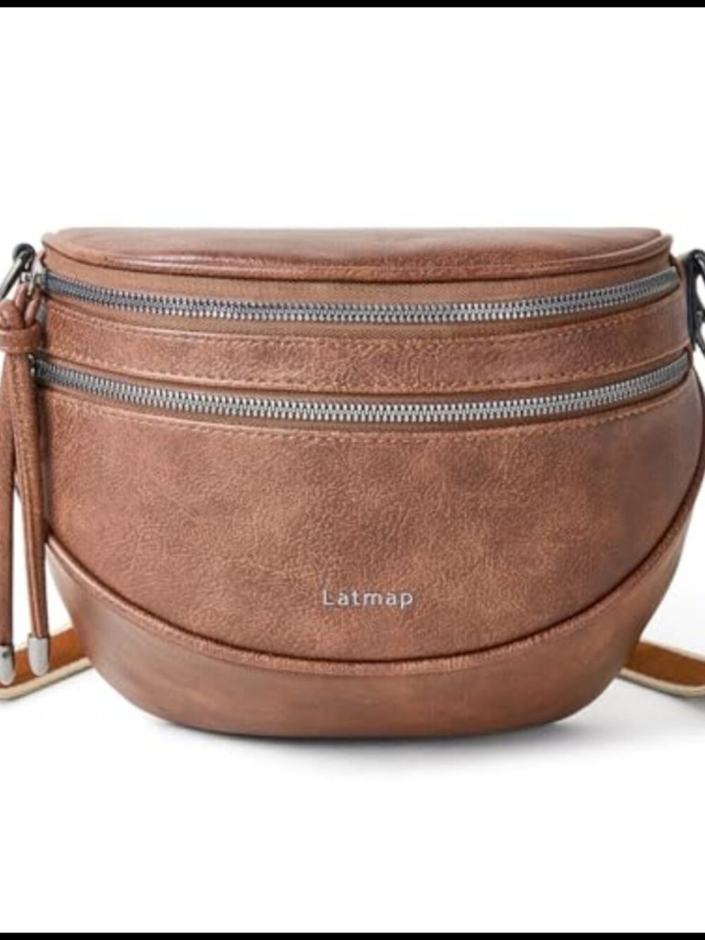 Faux Leather Crossbody Sling Bag Guitar Strap Shoulder Purse Travel